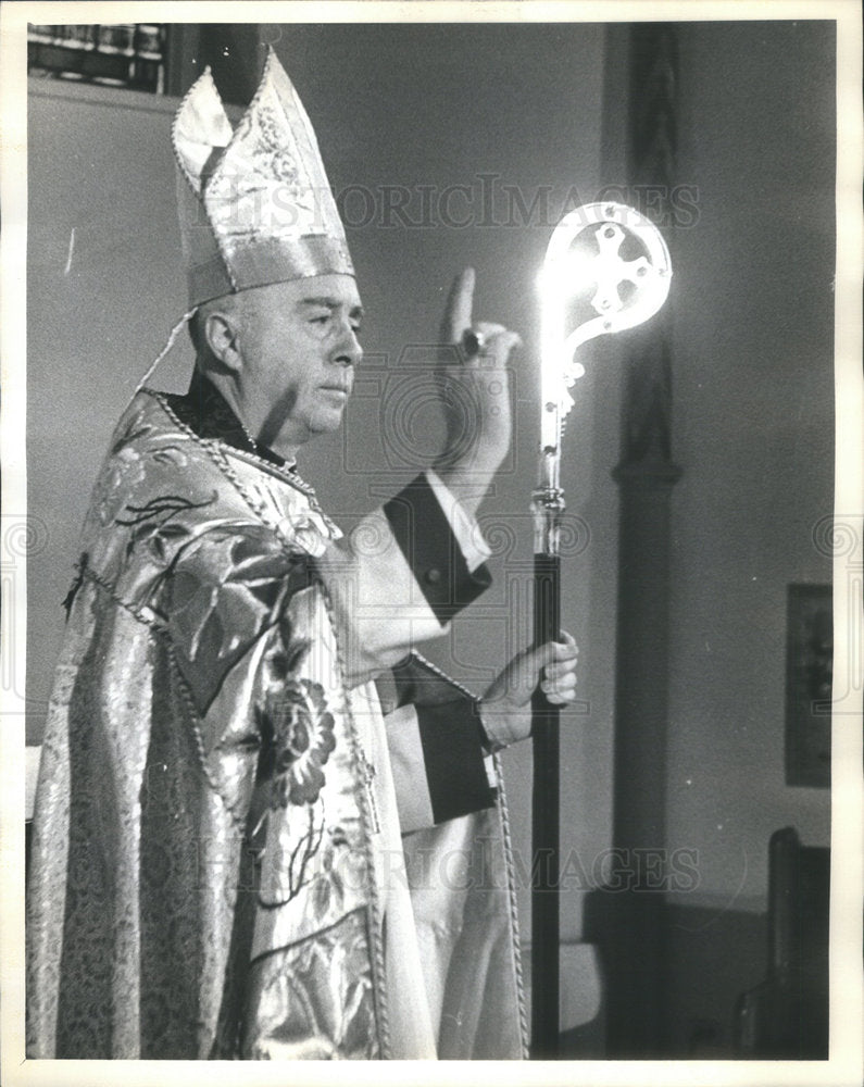 1965 Press Photo RT. REV. GERALD F. BURRILL - Historic Images