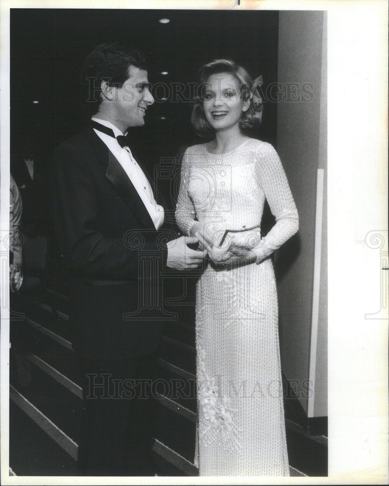 1984 Press Photo  Becky Bush Miss Illinois - Historic Images