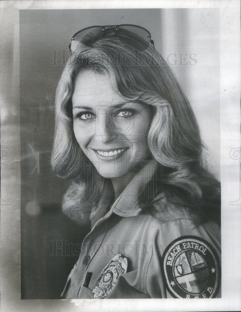 1979 Press Photo Christine DeLisle Beach Patrol - Historic Images