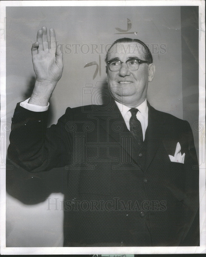 1959 Rep Joseph L. De La Cour Wins House Speaker Vote Springfield - Historic Images