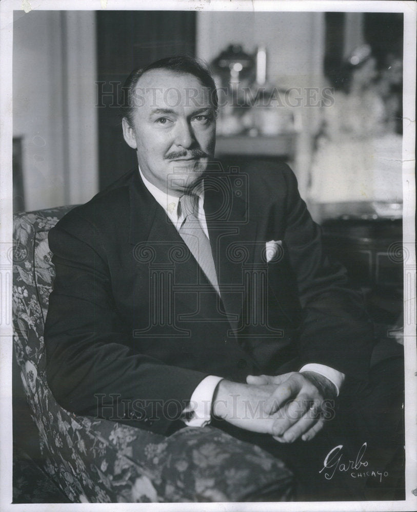 1954 Press Photo Albert Dekker - Historic Images