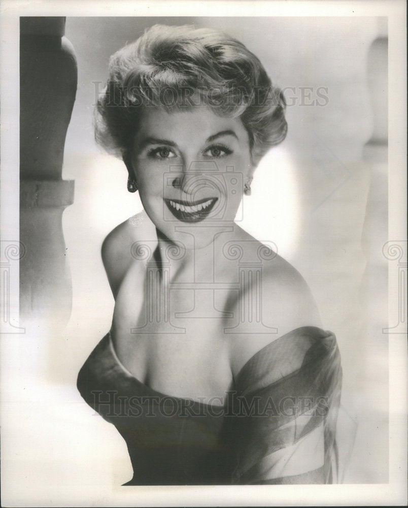 1961 Press Photo Actress Vivienne Della Chiesa Take Me Along Movie - Historic Images