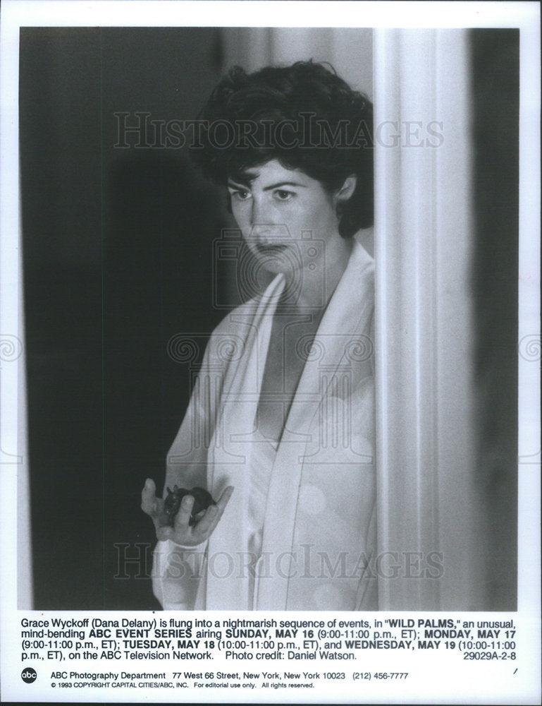 1993 Press Photo Dana Delany Wild Palms - RSC69129 - Historic Images