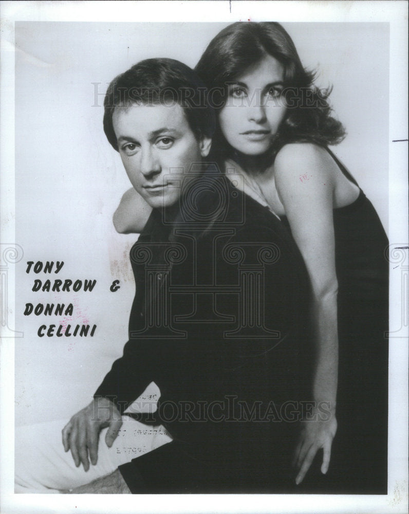 1980 Press Photo Tony Darrow Donna Cellini - Historic Images