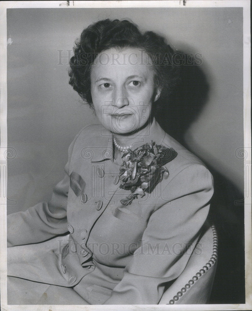 1951 Press Photo Angelyn Dantuna Moody Bible Institute - Historic Images