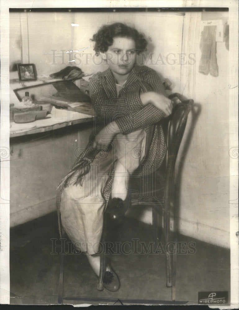 1938 Press Photo 12 Yr Old Prodigy Jeanne Dante In "Call It A Day" - Historic Images