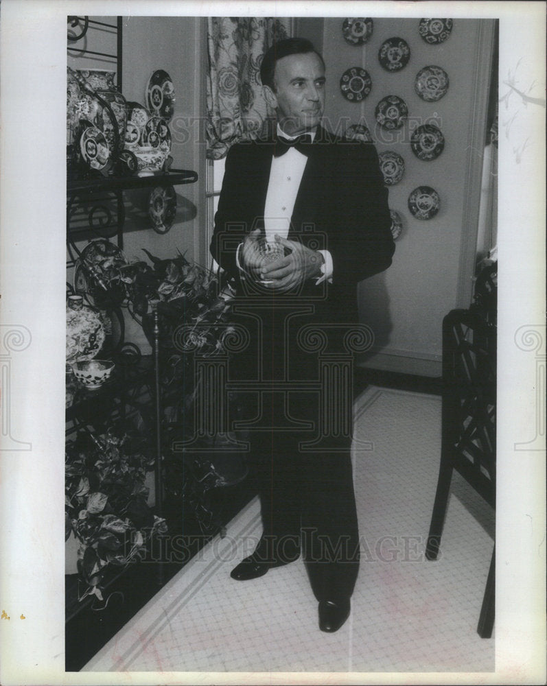 1985 Press Photo Antonio Cagliarini  In Gucci - Historic Images