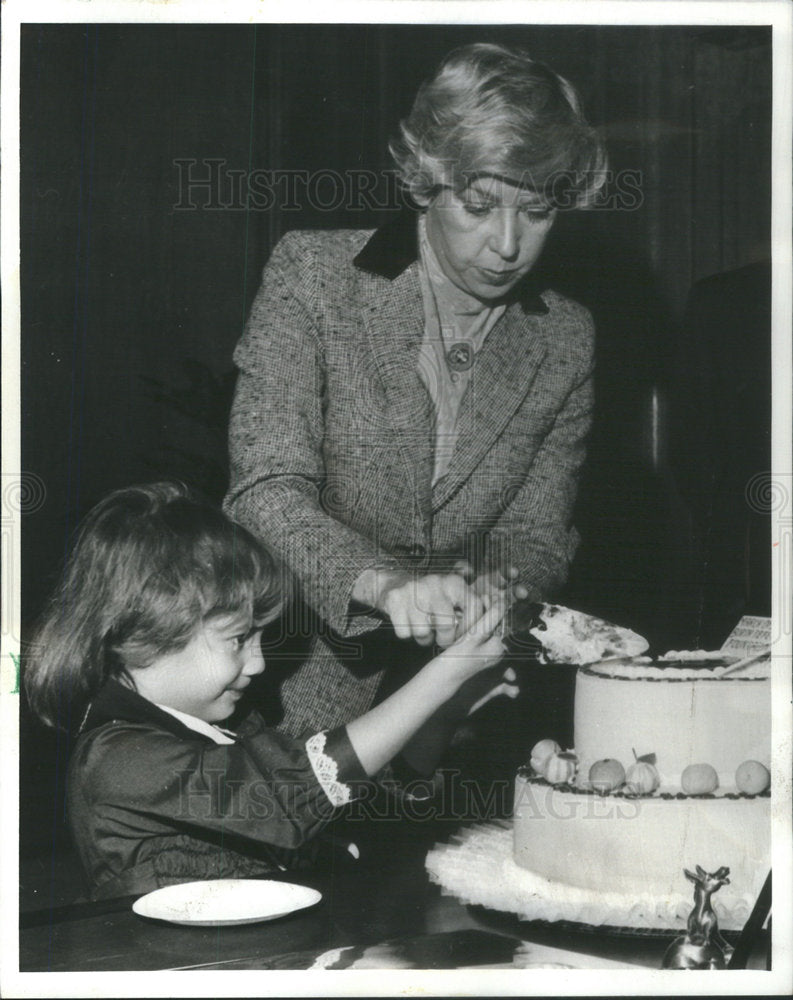 1979 Press Photo Mayor Celebrate March of Dimes 41st anniversary w/ Poster Child - Historic Images