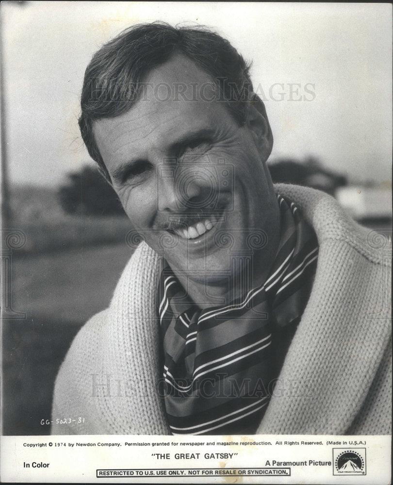1980 Press Photo Copy Bruce Dern As Tom Buchanan In The Great Gatsby Movie - Historic Images