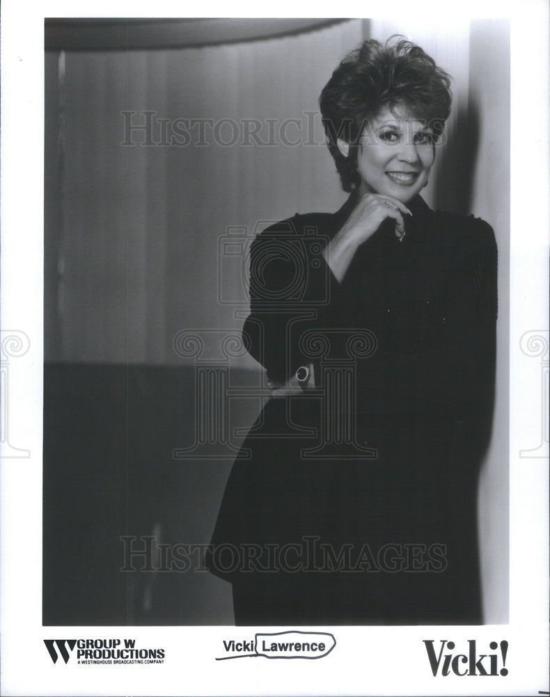 Press Photo Vicki Lawrence Actress Comedian Singer - Historic Images