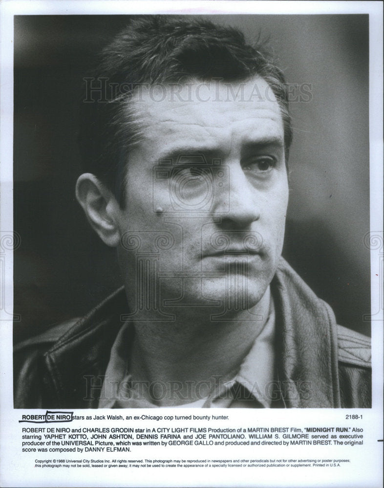 1990 Press Photo Robert De Niro Actor - RSC70515 - Historic Images