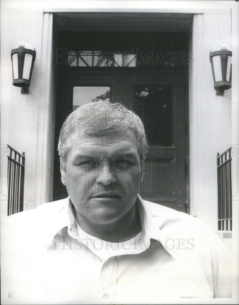 1981 Press Photo Actor Brian Dennehy in "A Real American Hero." - Historic Images