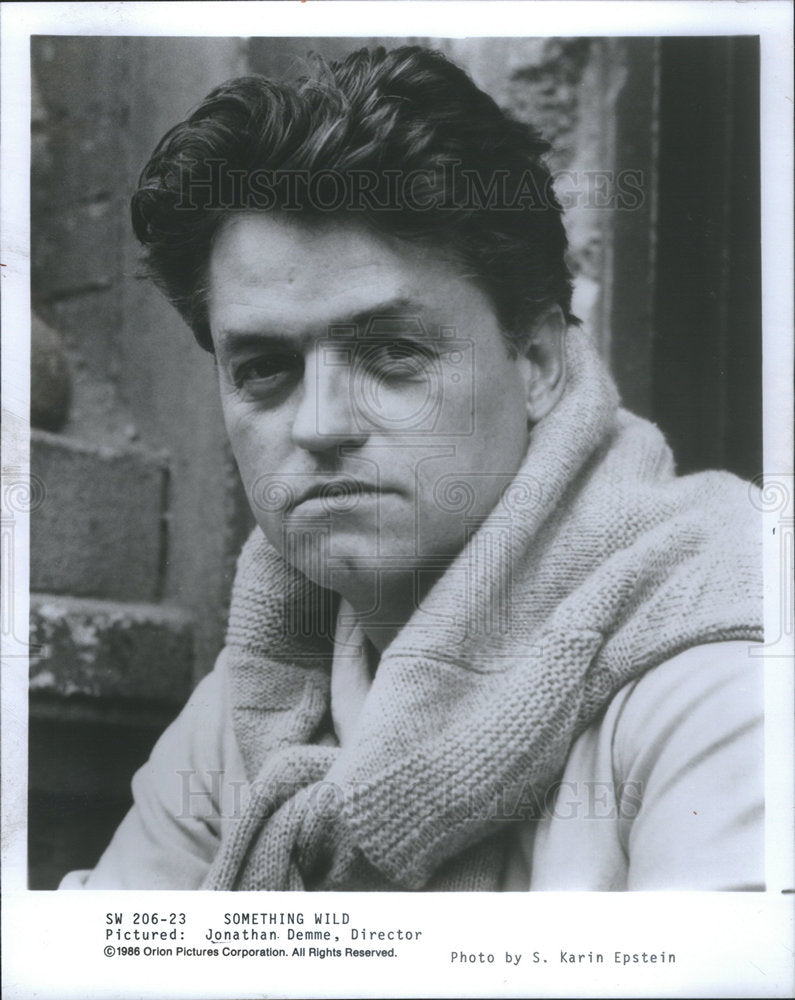 1986 Press Photo Jonathon Demme Director of "Something WIld" - Historic Images