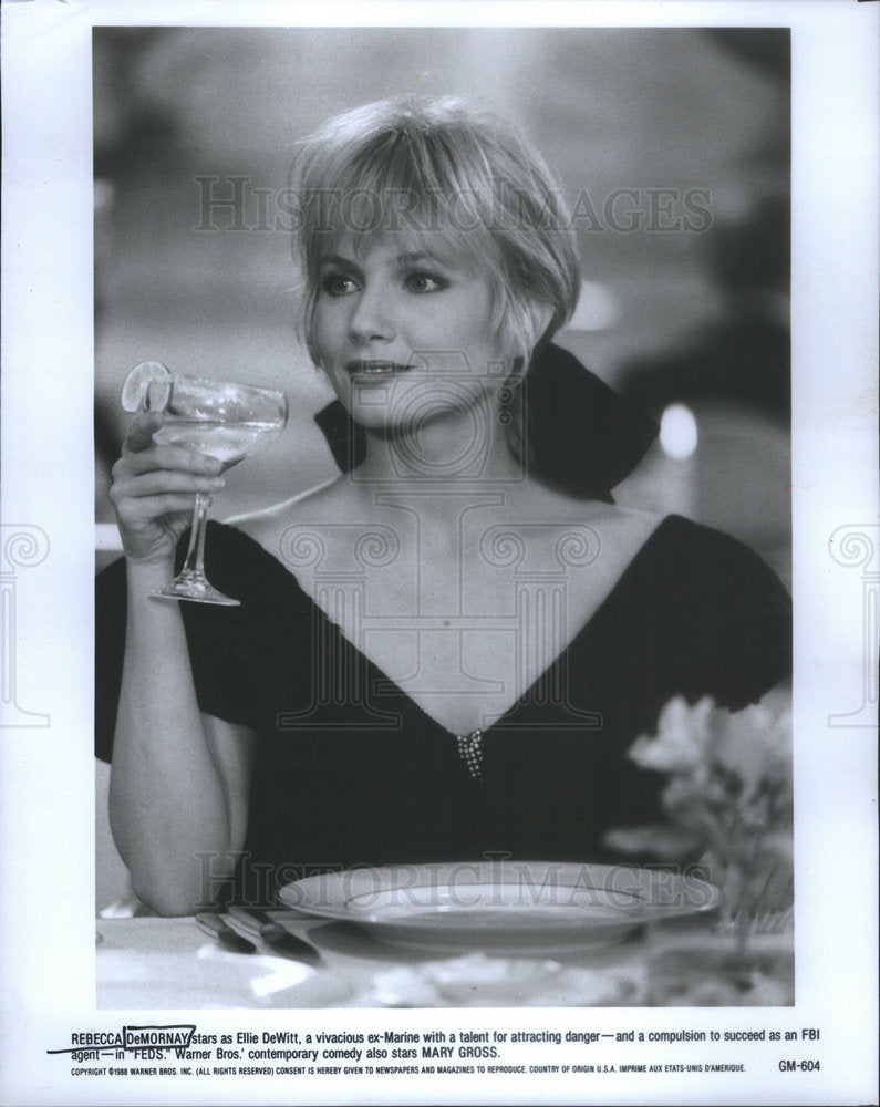 1988 Press Photo Rebecca De Mornay American Film & Television Actress - Historic Images