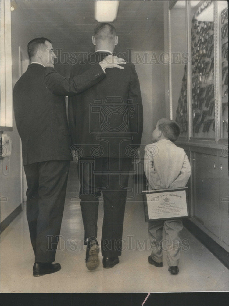 1965 Press Photo Dennis McGovern Jr Chicago City Appreciation Award Winner - Historic Images