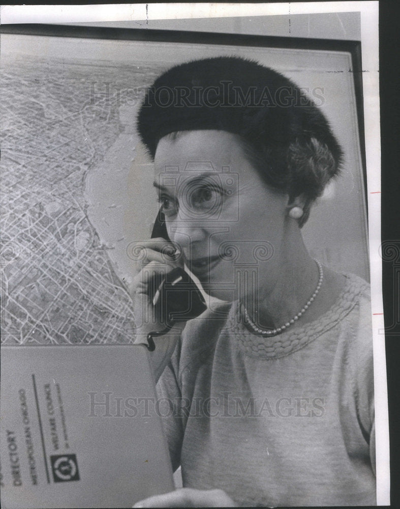 1969 Sally McMohon answers for on Beeline. - Historic Images