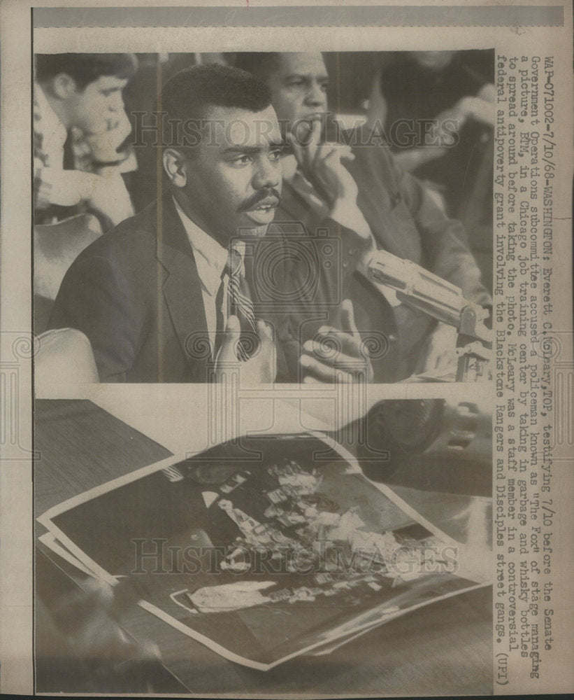 1968 Everett C. McLeary Testifies Senate Government Operations Com. - Historic Images