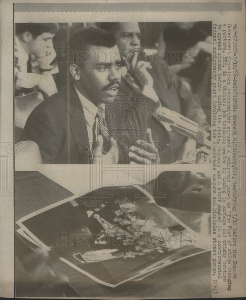 1968 Everett C. McLeary Testifies Senate Government Operations Com. - Historic Images