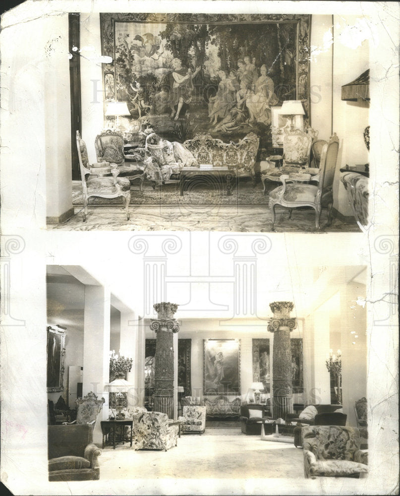 1942 Ballroom of Mrs. Evalyn Walsh McLean's "Friendship" Home - Historic Images