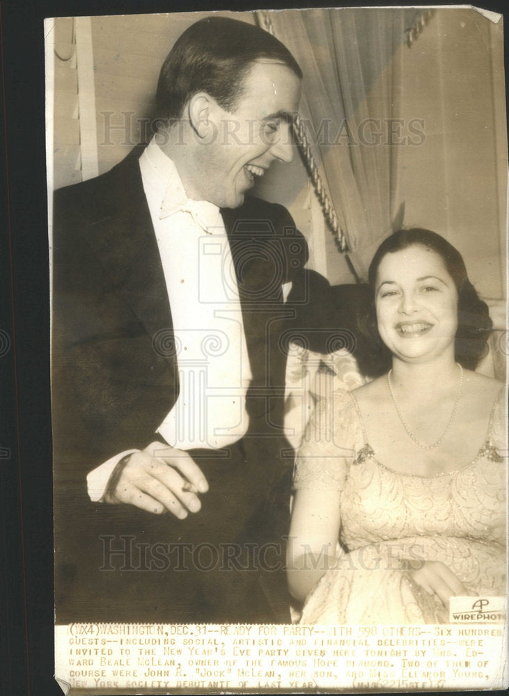 1937 Mrs. Edward Beale McLean Washington Socialite - Historic Images