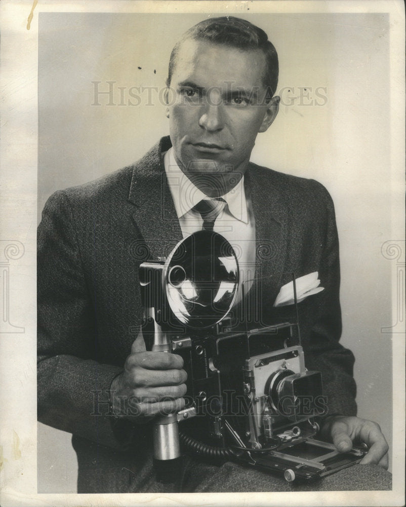 1966 Press Photo Dick Wylie photographer reporter for Sun Times - Historic Images