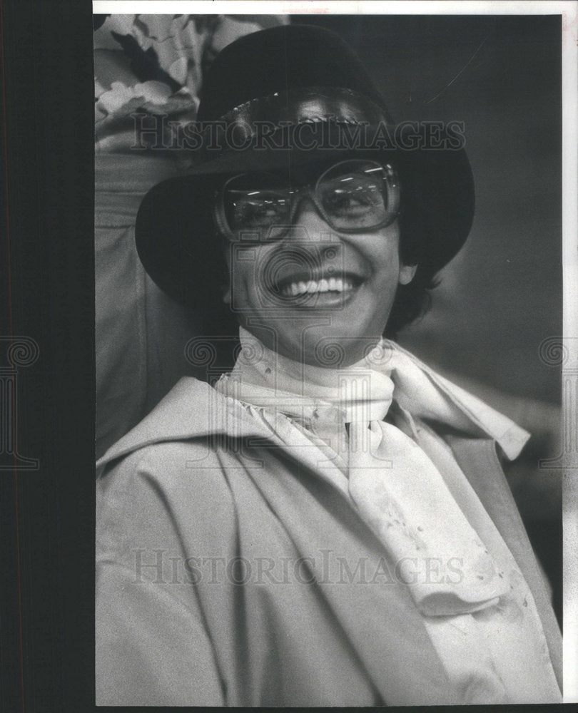 1978 Press Photo Alice Campbell, sewing instructor Women&#39;s Center. - Historic Images