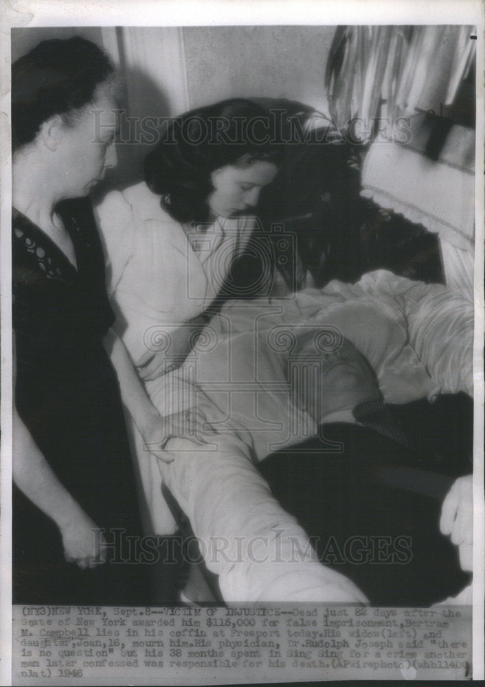 1946 Bertram N. Campbell New York Resident & Injustice Victim - Historic Images