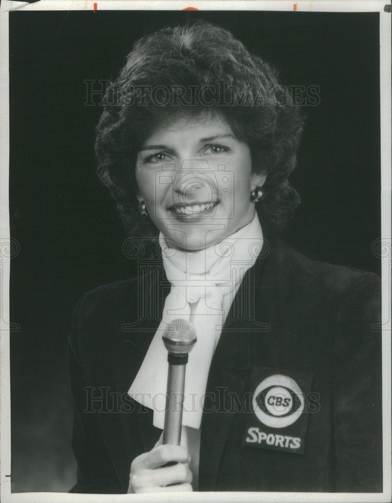 1988 Press Photo Charlsie Cantey (Sportscaster) - Historic Images
