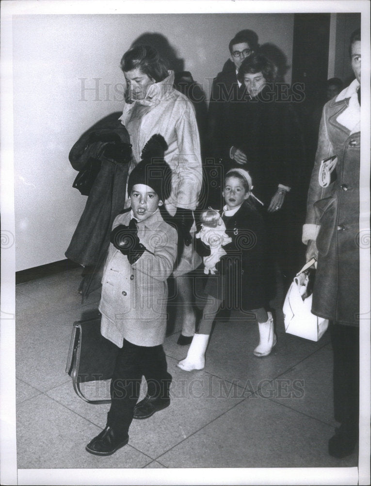 1966 Patricia Lawford Children Mrs. Sargent Shriver Salt Lake City - Historic Images