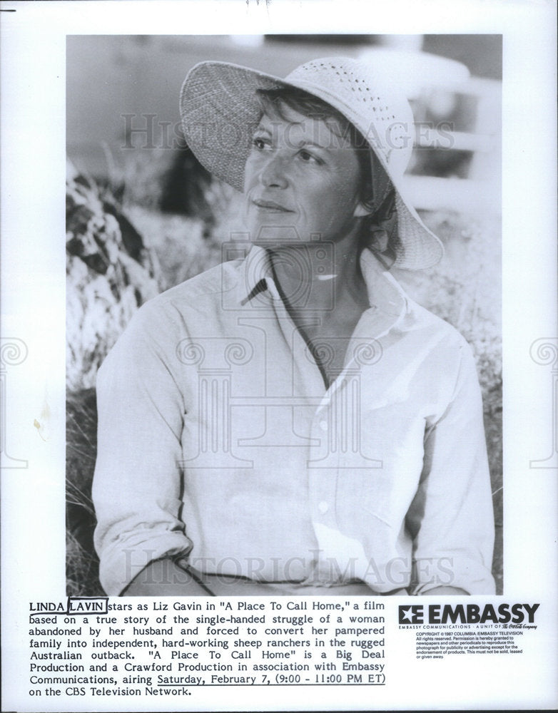 1987 Press Photo Linda Lavin American singer actress - Historic Images