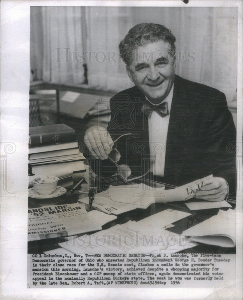 1956 Sen. Frank J. Lausche - Historic Images
