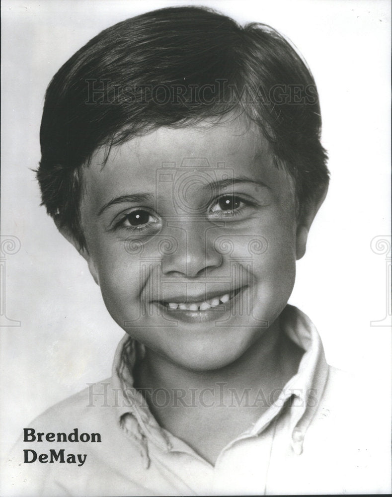 1989 Press Photo Brandon DeMay  as Tiny Tim in A Christmas Carol - Historic Images