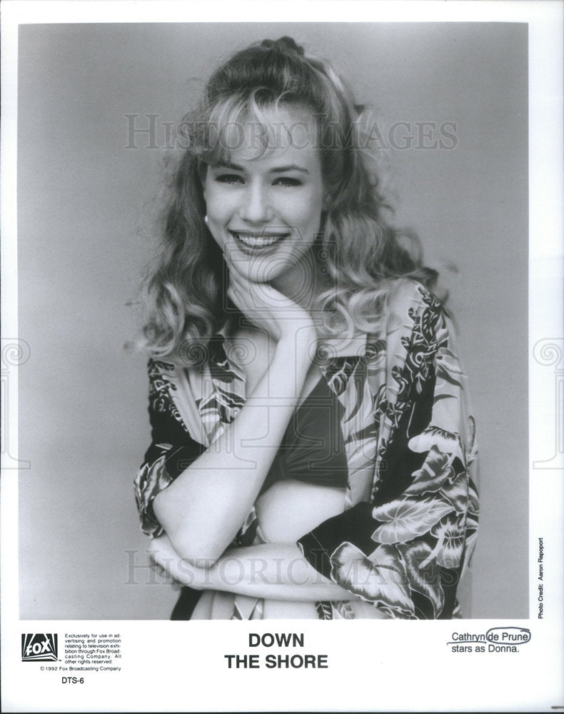 Press Photo Cathryn de Prune Donna in Down the Shore comedy Fox - Historic Images