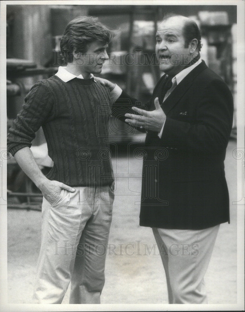 1982 Press Photo Dom DeLuise and Mikhail Baryshnikov - Historic Images