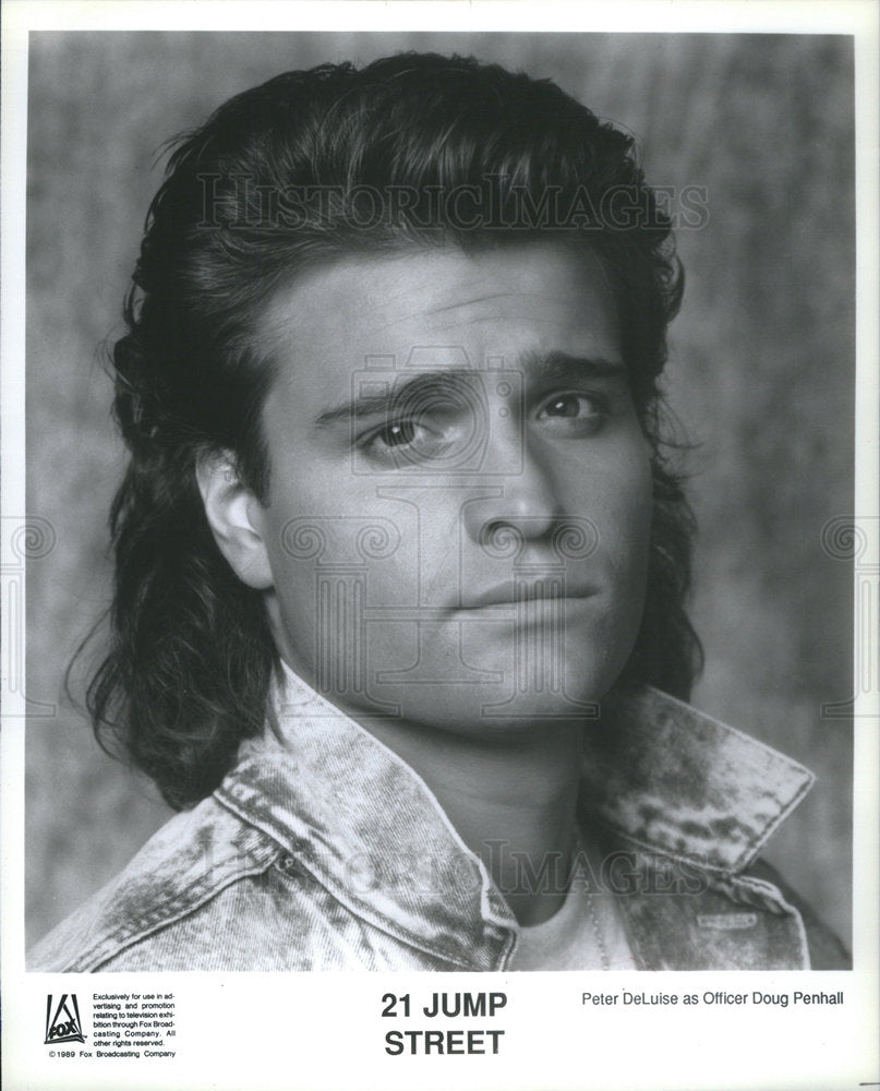 1989 Press Photo Peter DeLuise as Officer Doug Penhall "21 Jump Street" - Historic Images