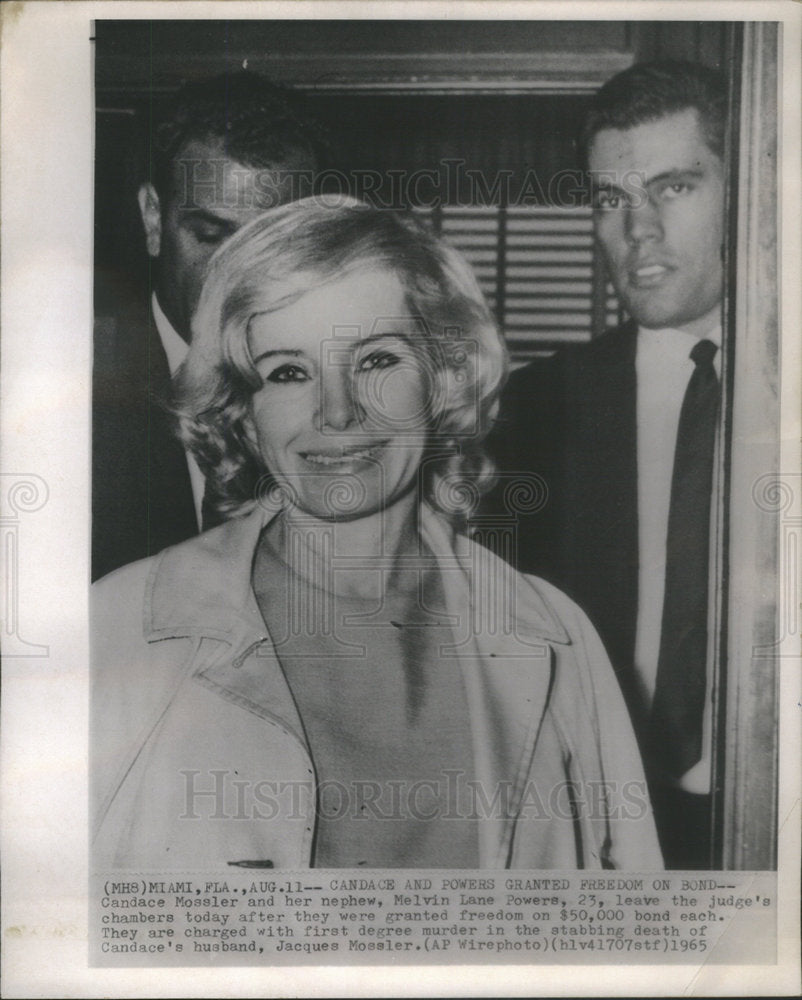 1965 Melvin Lane Powers Candace Mossler Murder Trial Suspects Court-Historic Images