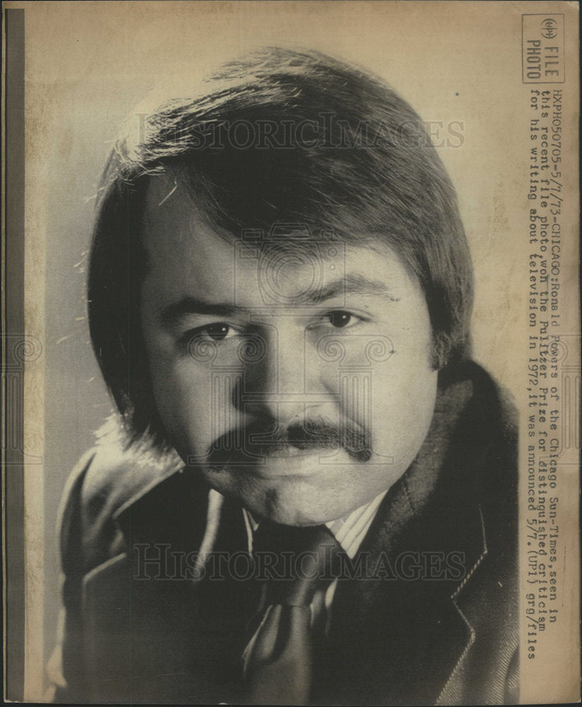 1973 Ron Powers American Journalist Novelist Writer - Historic Images