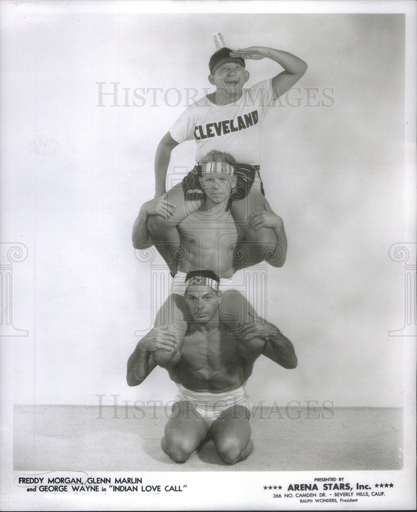 1954 Press Photo Freddy Morgan Glenn Marlin George Wayne - Historic Images