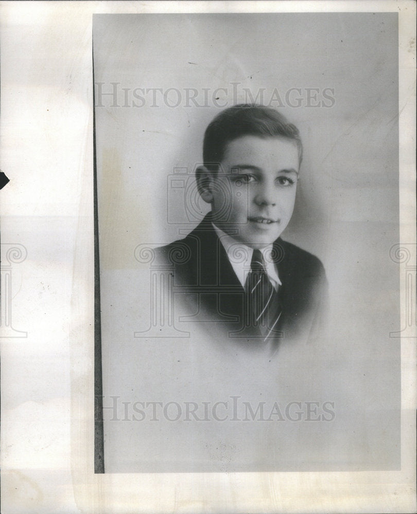 1962 Press Photo Chicago Sun Times Columnist Writer Paul Molloy As Child Young - Historic Images