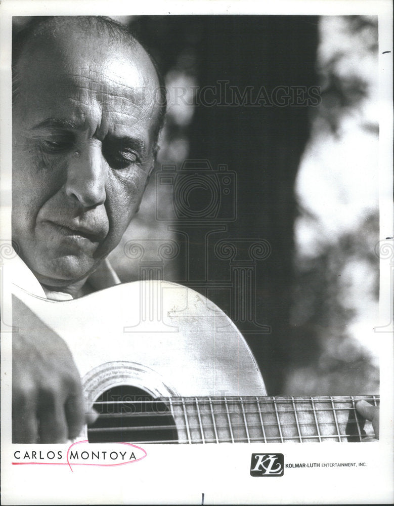 1976 Press Photo Carlos Montoya - Historic Images