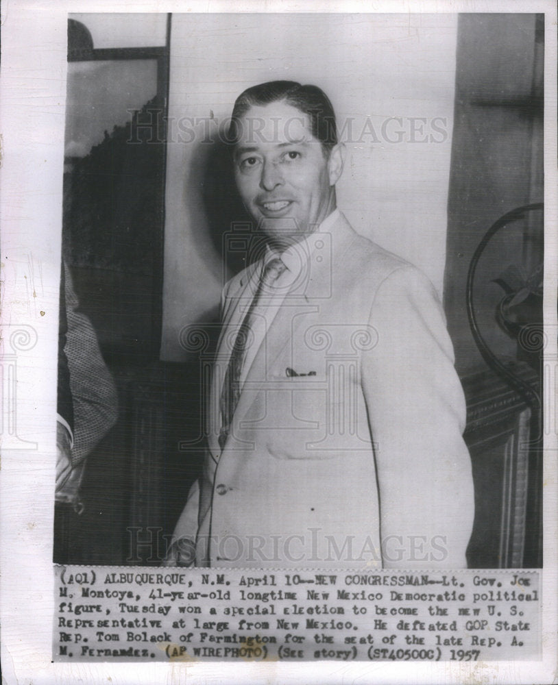 1957 Joseph Montoya Senator - Historic Images