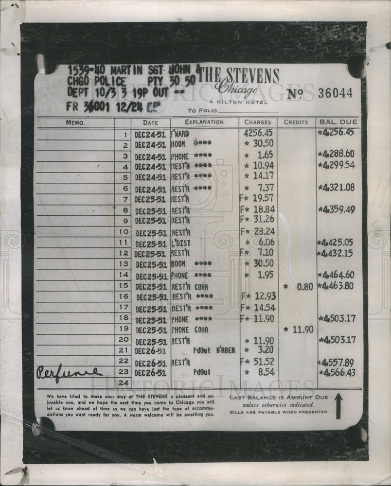 1951 HOTEL BILL LEONARD MONACO MORETTI CASE - Historic Images