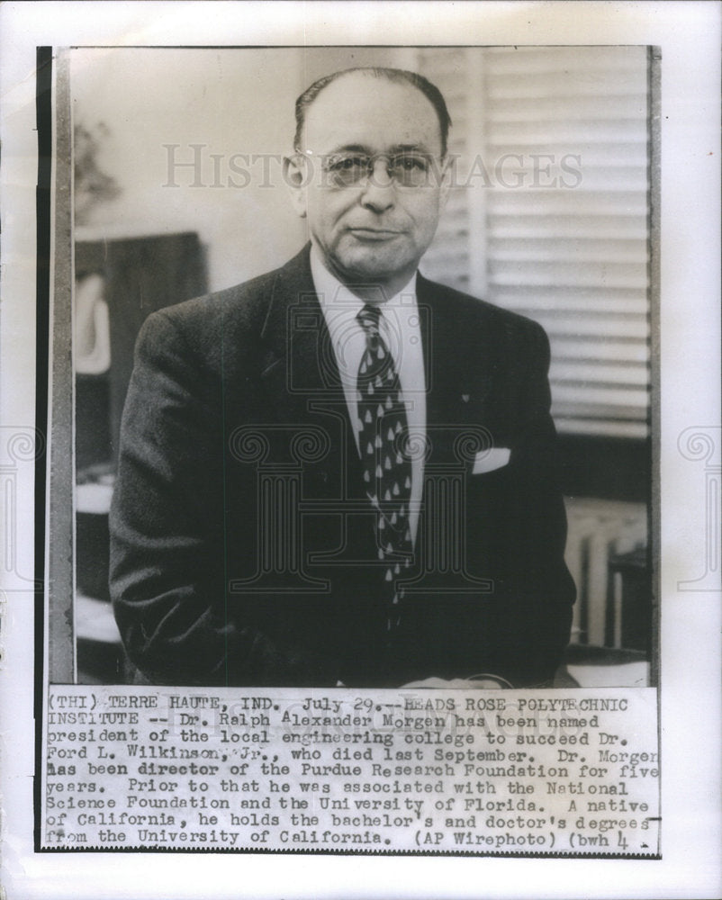 Press Photo Dr Ralph Alexander Morgen Dr Ford  Wilkinson Jr - Historic Images