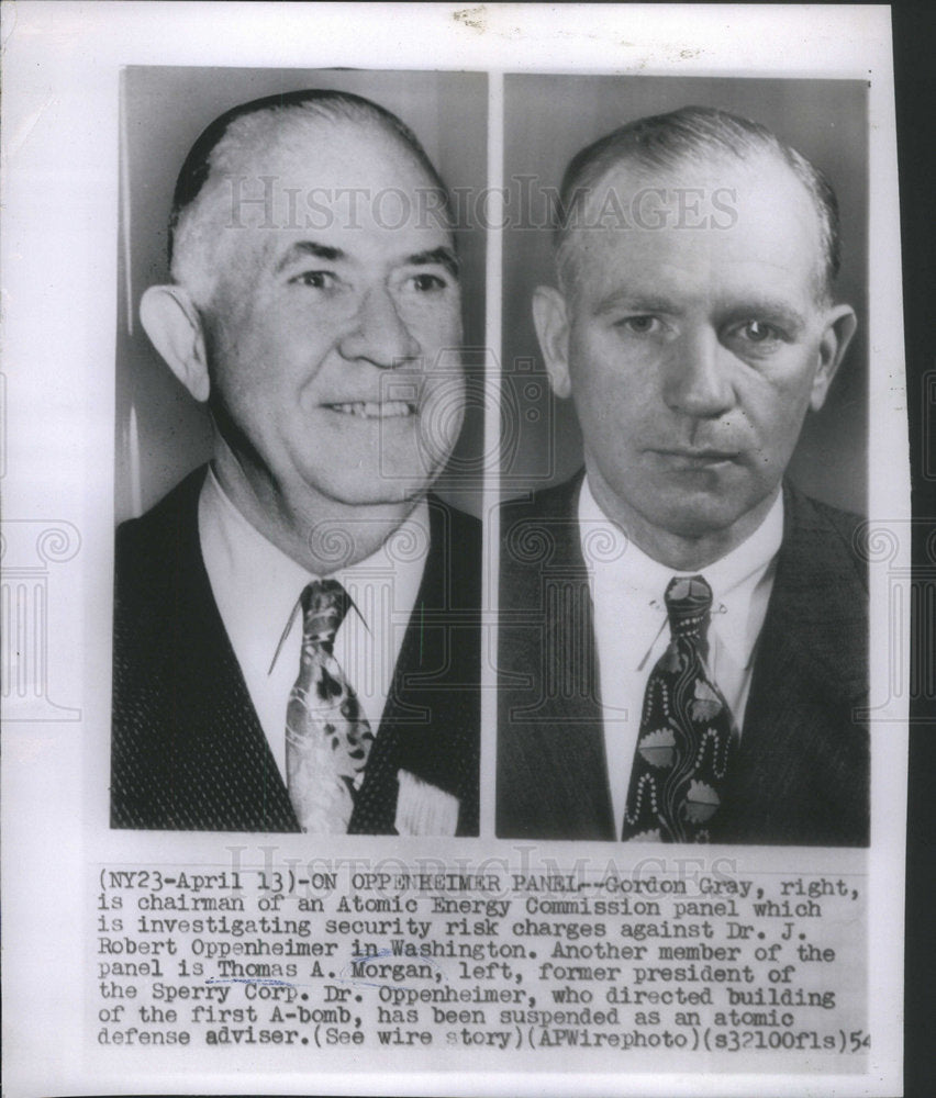 1964 Gordon Gray Thomas Morgan Atomic Energy Commission - Historic Images