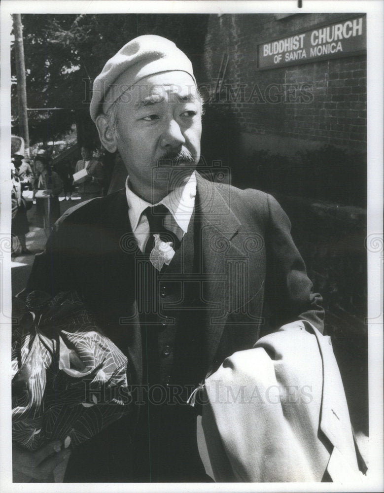 1976 Press Photo Actor Pat Morita - Historic Images