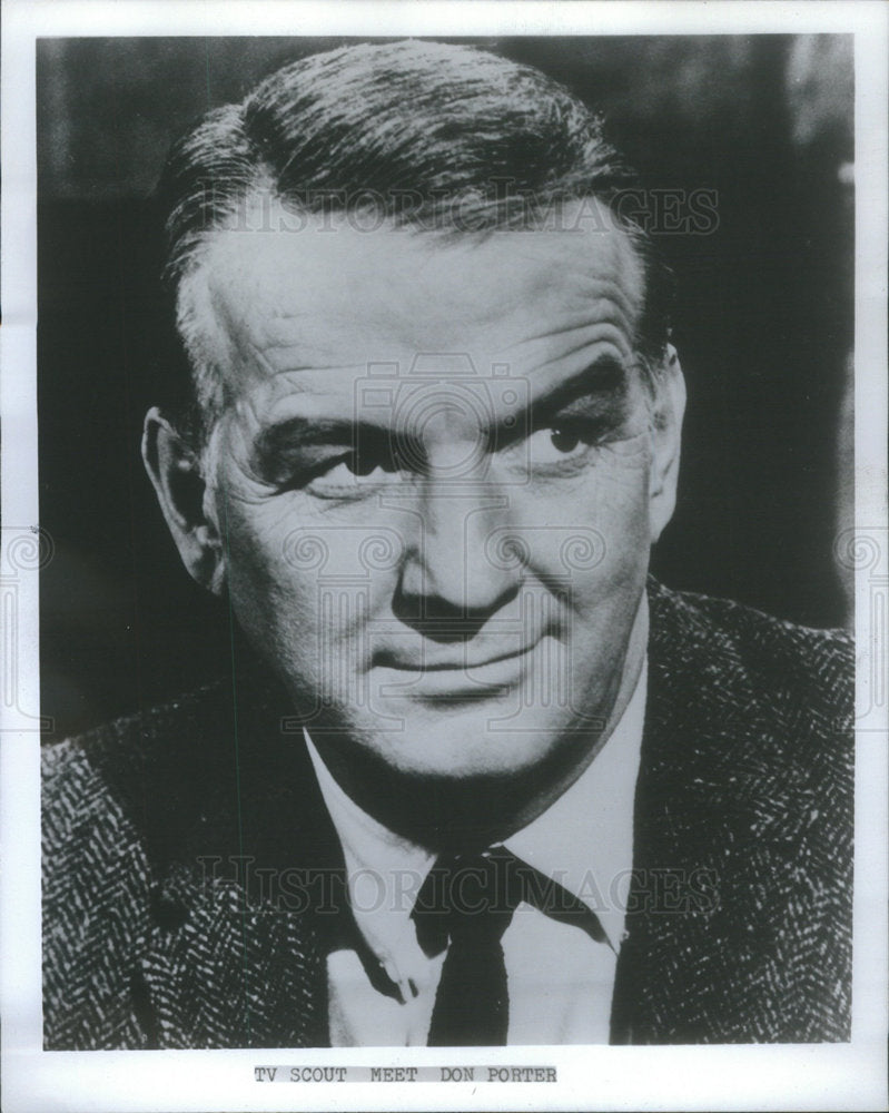 1969 Press Photo Donald Porter American Actor - Historic Images