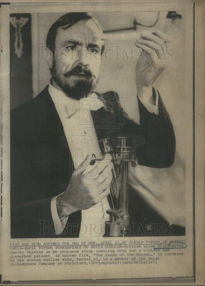 1971 Actor Eric Perter - Historic Images