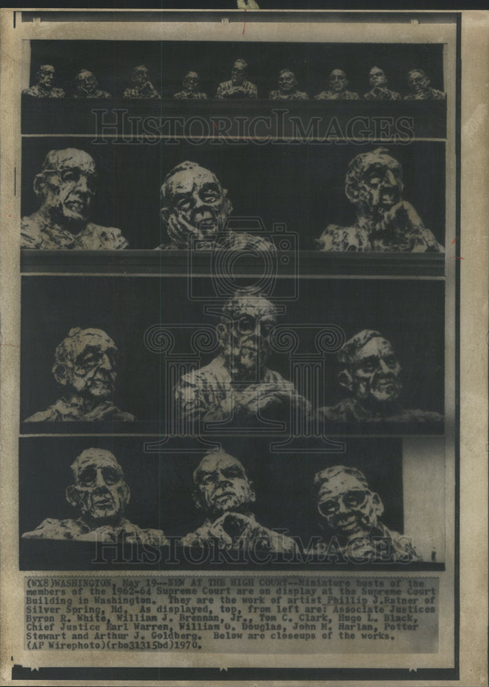 1970 Philip J. Ratner American Artist & Sculptor - Historic Images