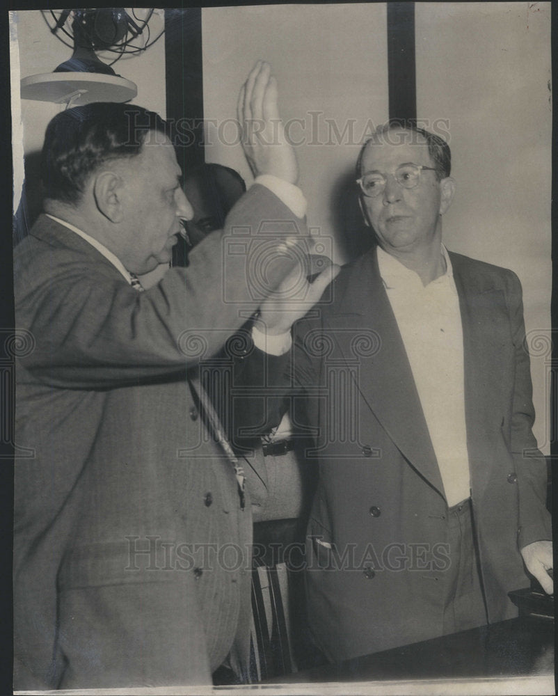 1947 Press Photo Brodie Rathmann Who Confessed Killer Refuse Testify On Advice - Historic Images