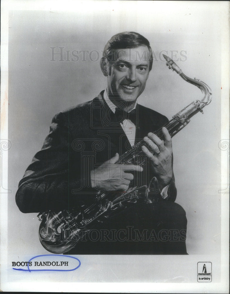 1971 BOOTS RANDOLPH AMERICAN MUSICIAN - Historic Images